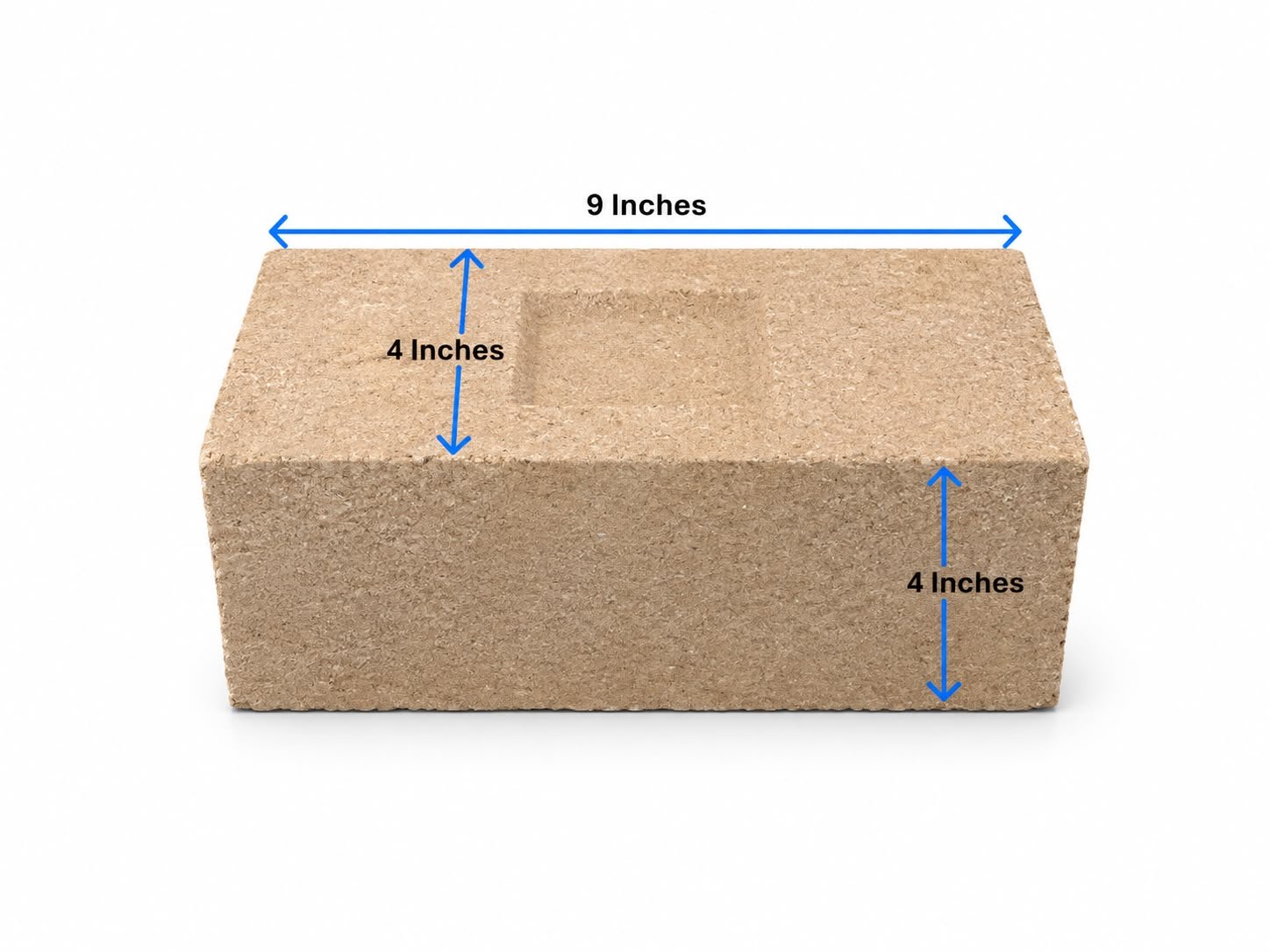 ISTIKA Solid CSEB Block 9 x 4 x 4 inches